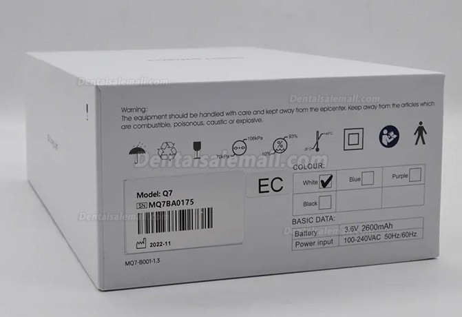 Mecco Q7 Cordless Dental LED Curing Light 2500mW/cm2